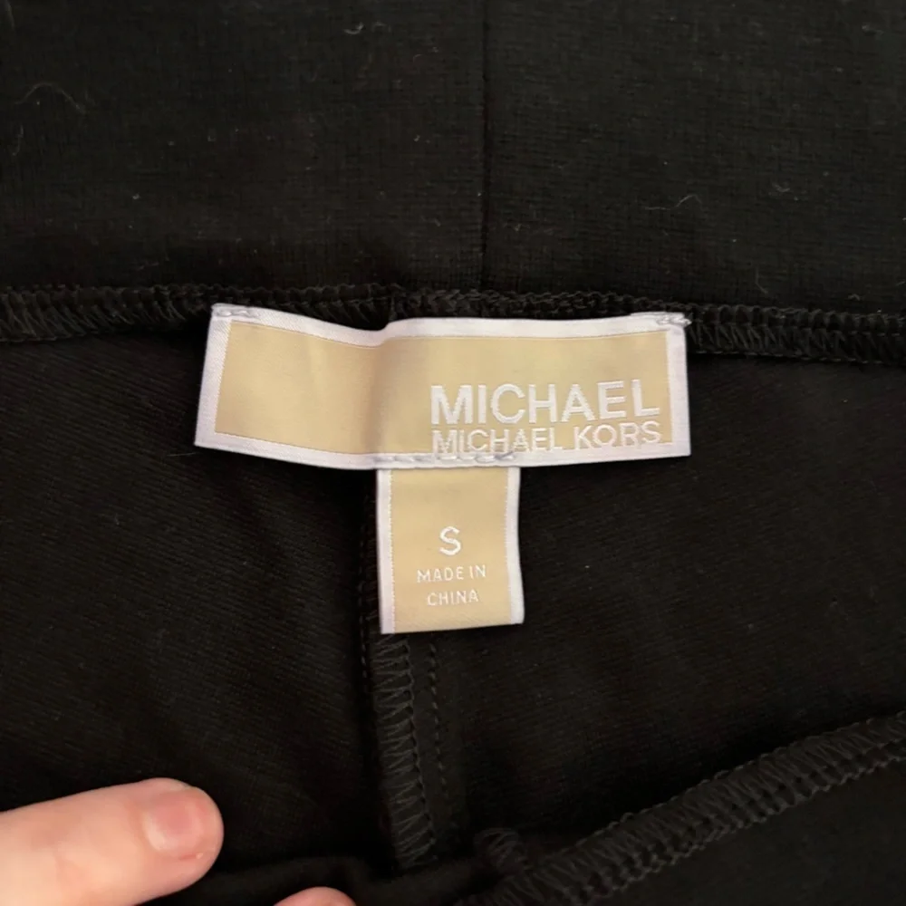 NWT Michael Kors Women's Black Basics Leggings Size Small